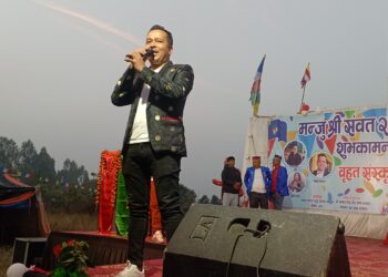 बाराको रामनगरमा काल्तान र जितुको साथ झुम्दै ‘आङीला झामे नक्क्ली’ !