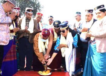 निजगढ नगर घेदुङको २८६० औं  सोनाम ल्होछार सम्पन्न