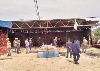 रोहित वर्कशप (लेथमा) संकास्पद बस्तु विस्फोट, ५ जनाको अवस्था गम्भीर