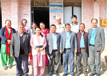 शैक्षिक सुधार कार्यदलद्वारा निजगढमा विद्यालय अनुगमन जारी