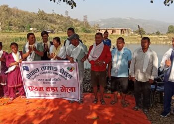 नेपाल तामाङ घेदुङका जागरण आभियान अन्तर्गत साविक रतनपुर वडा लालमा संगठन विस्तार