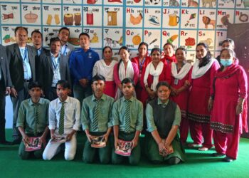 सत्यश्वर शिवशक्ति आविमा शैक्षिक सुधारका लागि अन्तरक्रिया र कक्षा ८ का विद्यार्थीकाे बिदाई