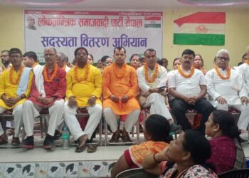 लोसपाद्वारा सदस्यता वितरण अभियान सुरु