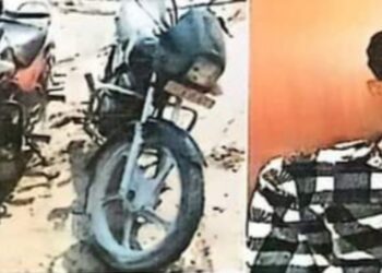 चोरीको मोटरसाइकलसहित मानिस पक्राउ