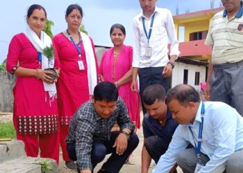 गणतन्त्र दिवसकाे अवसरमा सत्यश्वर शिवशक्ति आविमा वृक्षारोपण