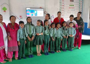 सत्यश्वर शिवशक्ति आविमा मातातीर्थ औँसीको अवसरमा गुरुमालाई सम्मान