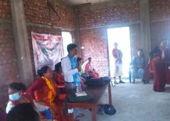 महिला आवाज नेपालद्वारा सिङ्गौलमा १० दिने महिला हिंसा न्युनीकरण गोष्ठी तथा तालिम संचालन 