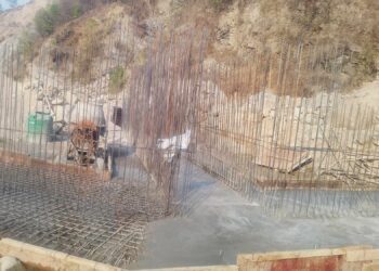 धनसार खोला पक्की सिँचाइ निर्माण अन्तिम चरणमा