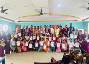 मेचिमहाकाली बुहारी संयुक्त आवाजद्वारा ७ दिने महिला हिंसा न्यूनीकरण तालिम सम्पन्न