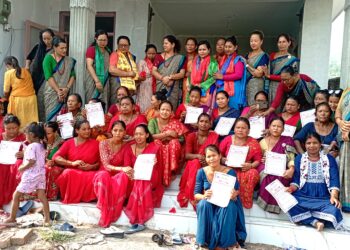 एकता नेपालद्वारा आयोजित ८ दिने महिला नेतृत्व विकास तालिम सम्पन्न