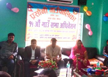 प्रसौनी गापाको १५ औ गाउँ सभा सम्पन्न, ४७ करोड ५ लाख बजेट प्रस्तुत