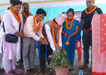 सिङ्गौलमा सयपत्री फुलखेती सम्बन्धि १५ दिने तालिम सुरु