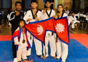 निजगढका ६ वर्षिय रेविकसहित ४ जनालाई तेक्वाण्डोमा अन्तर्राष्ट्रिय पदक