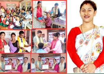 कार्यपालिका सदस्य पवित्र सुनारद्वारा एकता नेपालसंग शैक्षिक सामग्री देखि महिला विकास सम्मको अभियान