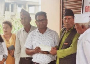 ९ नं. वडा कार्यालयद्वारा कृषि मिटर महशुल भुक्तानी