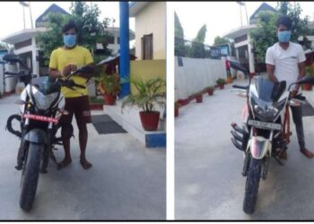 चपुरमा मोटरसाइकल चोरीको अरोपमा २ जना पक्राउ