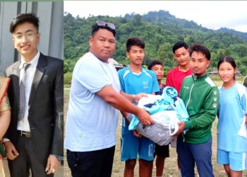 पाख्रीन परिवारद्वारा  जुनतारा युवा क्लबलाई जर्सी सहयोग