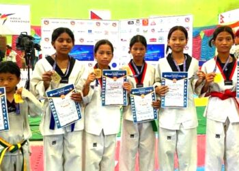 सुदुरपश्चिम शिवपुरी मैत्रीपूर्ण राष्ट्रिय तेक्वान्दोमा निजगढका खेलाडीले जिते ११ स्वर्ण