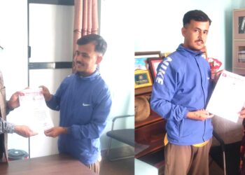 नेविसंघ निजगढले नगर प्रमुख र उप-प्रमुखलाई बुझाए ज्ञापन पत्र