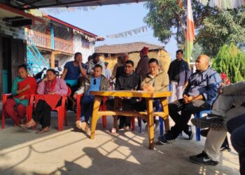 चन्द्रपुरमा जनतासंग माननीय अभियान संचालन