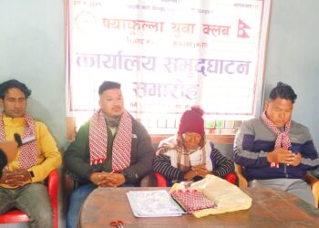 निजगढ १३ मा फ्याफुल्ला युथ क्लबको उदघाटन