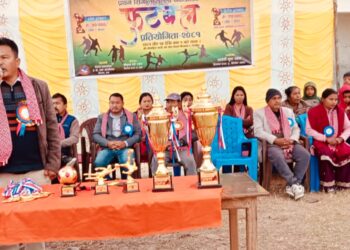 वन्देवी युवा क्लवद्वारा प्रथम सिङ्गौल नकआउट फूटबल प्रतियोगिता सुरु