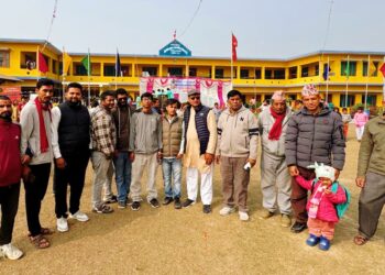 ६८ एसएलसी व्याचद्वारा गौरीशंकर माविलाई सररस्वतीको मन्दिर हस्तान्तरण