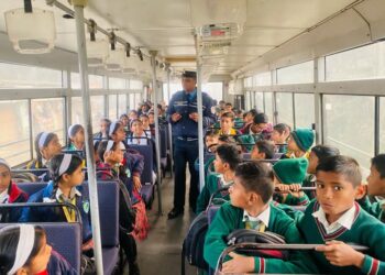 बारा ट्राफिक प्रहरीले सवारी चेकजाँचमा कडाइ