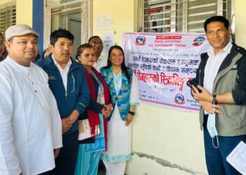 निजगढ स्वास्थ्यद्वारा नसर्ने रोगको पहिचान : ‘स्क्रीनिङ’ अभियान