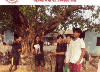 चौतारा संरक्षण र पुनः निर्माणमा जुटे फ्याफुल्ला युवा क्लब