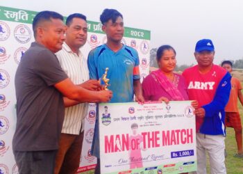 प्रथम विकल रेग्मी जुनियर प्रतियोगितामा ४ नं. वडा फाईनल प्रवेश