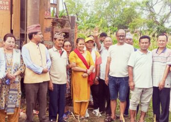 निजगढ-९ मा भूमिगत सिँचाई डिप बोरिङ खन्न सुरु