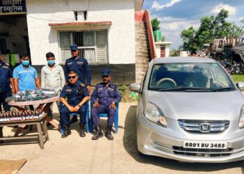 बारा प्रहरीले लागुऔषधसहित २ भारतीय नागरिक पक्राउ