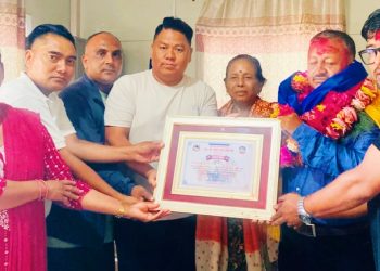 निजगढ–१३ का वडा सचिव श्रेष्ठको बिदाइ