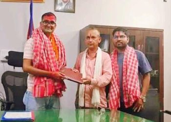 विश्रामपुरमा सुनिल केशरी नयाँ प्रमुख प्रशासकीय अधिकृतको पदभार