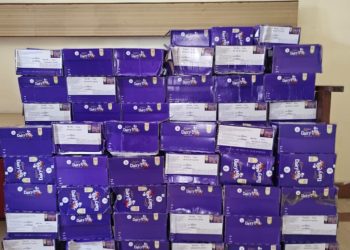 बारा प्रहरीले ९४ हजार बराबरको डेरी मिल्क चकलेट बरामद