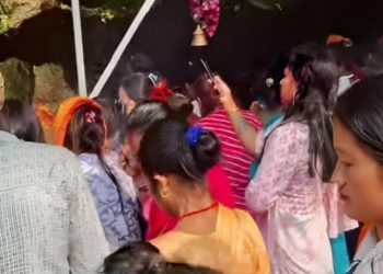 अविरल वर्षामा पनि शक्तीश्वर धाममा हजारौं दर्शनार्थीले गरे दर्शन