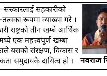 क्रियाशिल साकोस १४औँ वार्षिक साधारण सभामा अध्यक्षद्वारा प्रस्तुत प्रगति प्रतिवेदन