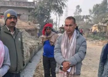 विश्रामपुर–२ कान्तिपुर टोलमा ६ वर्षपछि सडक–नाला निर्माण सुरु