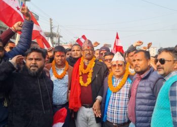 बारा–१ बाट कांग्रेस उम्मेदवार शम्भु बहादुर बुढाथोकीद्वारा मनोनयन दर्ता