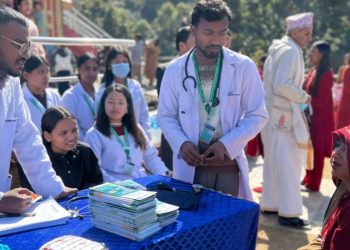 पञ्चमहालक्ष्मी मन्दिर परिसरमा निःशुल्क स्वास्थ्य शिविर