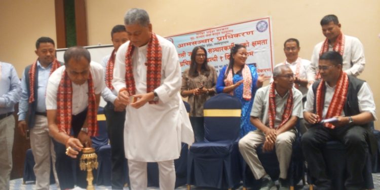 आदिवासी जनजाति सञ्चारकर्मीको क्षमता अभिवृद्धिका लागि तीनदिने तालिम सिमरामा सुरु