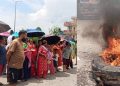 गरिमा चौधरीको मृत्युको विरोधमा सिमरामा प्रदर्शन, वीरगन्ज–पथलैया सडक अवरुद्ध