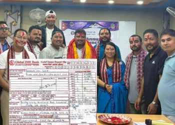 विपद् उद्धार कोषमा लायन्स क्लब निजगढ युथको ४७ हजार सहयोग
